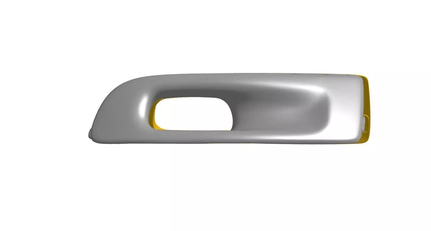 Volkswagen Bora Jetta Mk4 Lower Air Ducts v2 Front Bumper C 3D print model