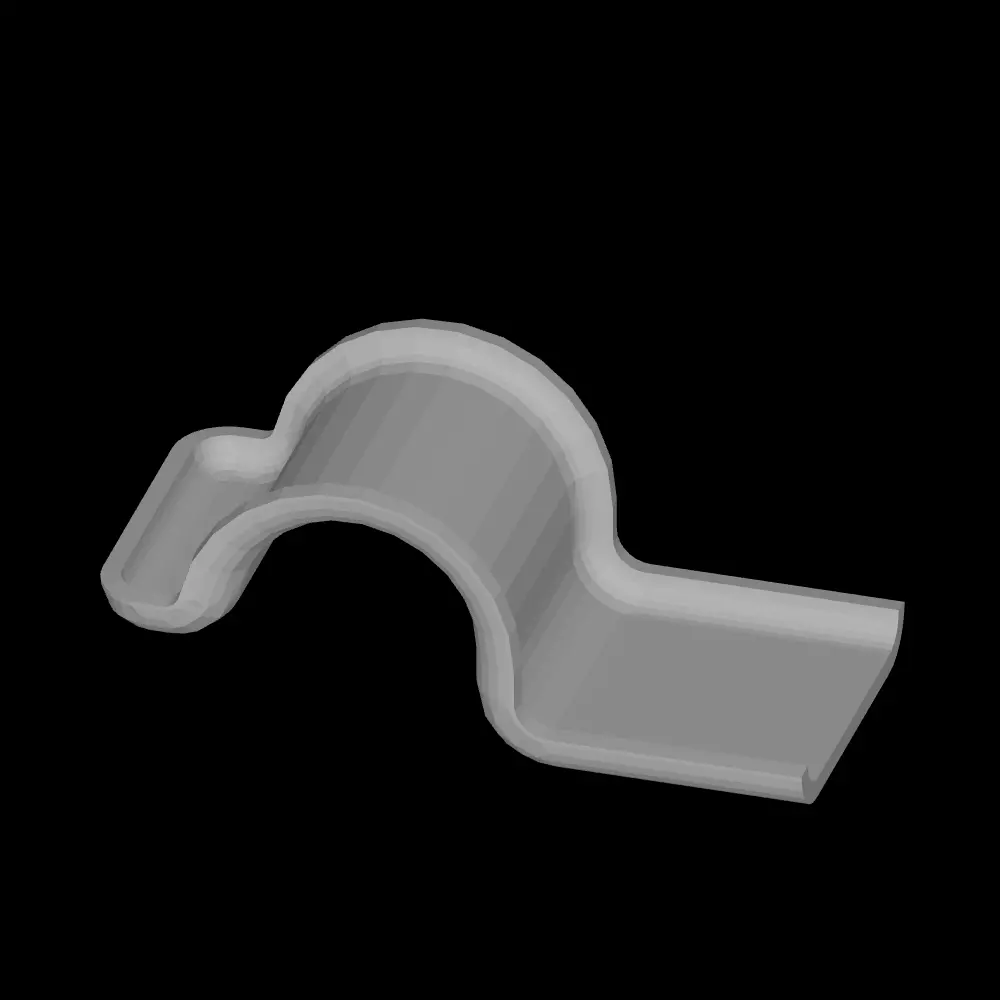 Pipe Support Bracket PVC Metal Pipe Holder 3D print model