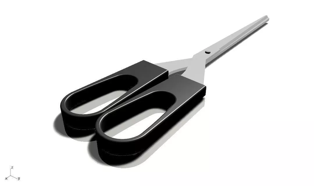 Scissors PlasticMetal 3D model