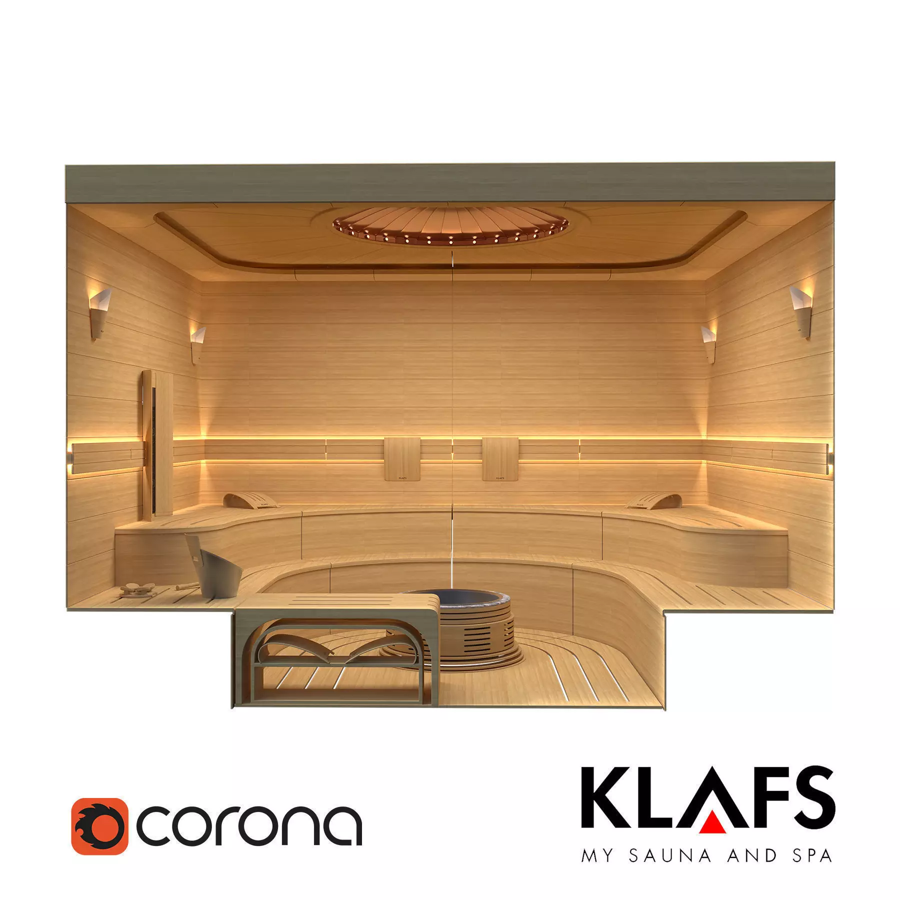 Sauna Klafs 3D model
