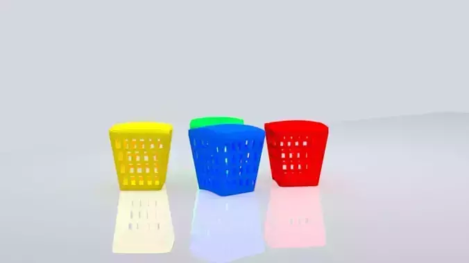 3d plastic basket