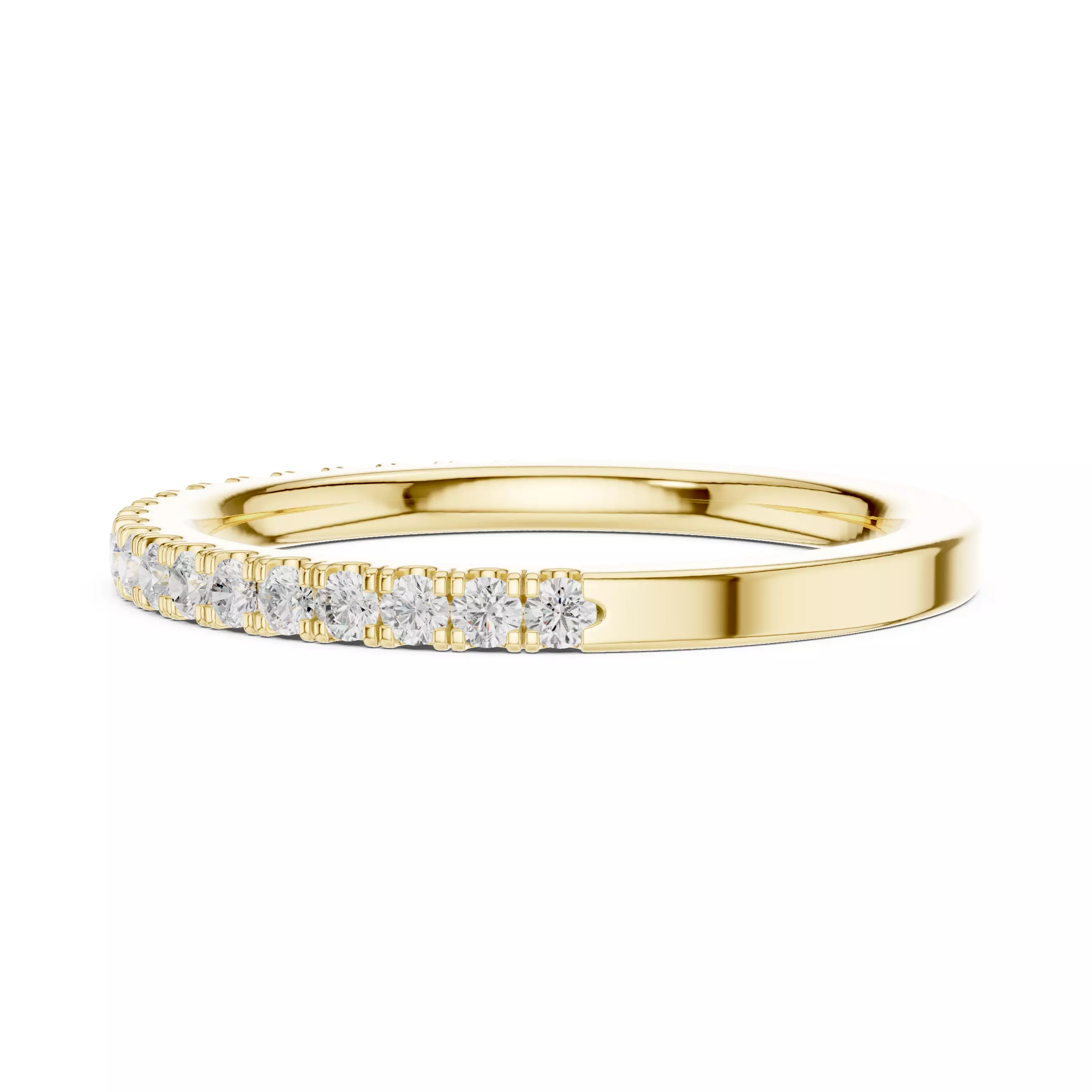 Diamond jewelry ring for woman 3D print model Free 3D print model