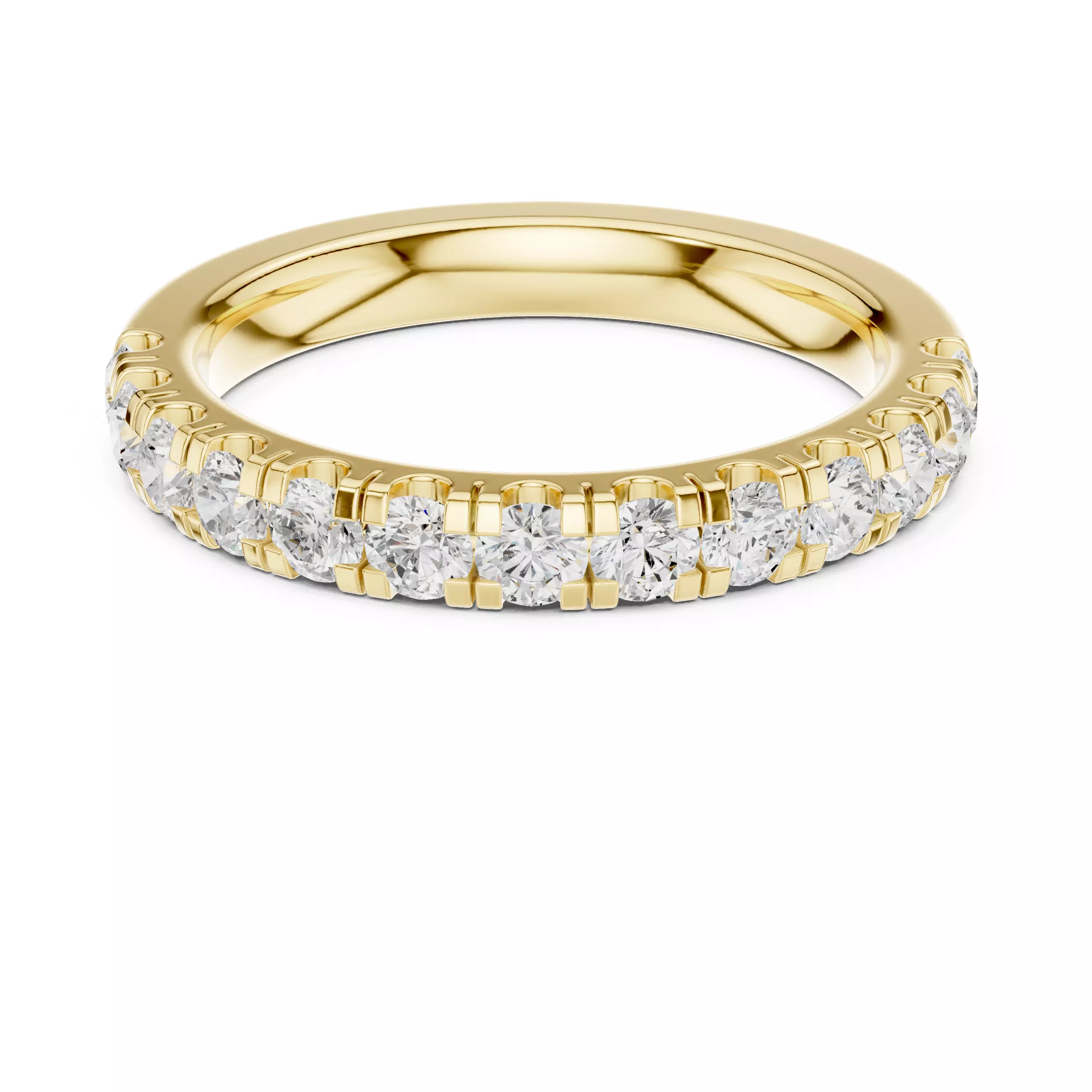 Diamond jewelry ring for woman 3D print model 3D print model