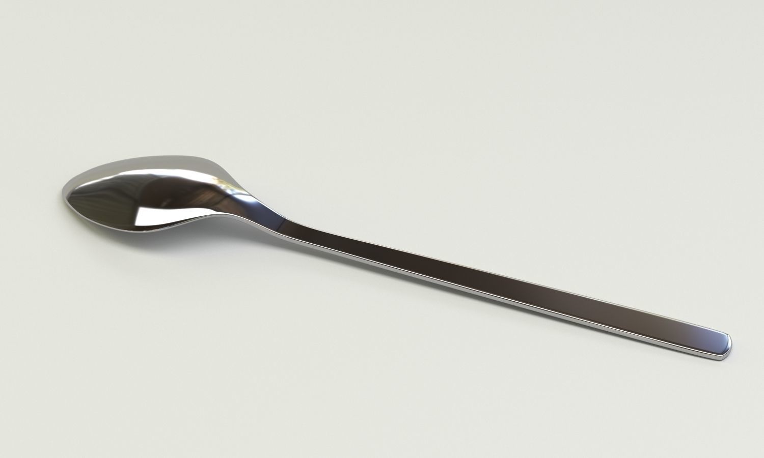 simple spoon 3D model_6