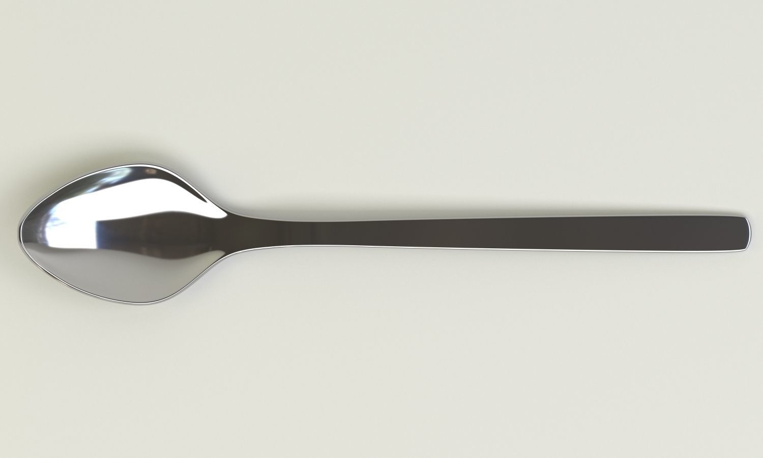 simple spoon 3D model_3
