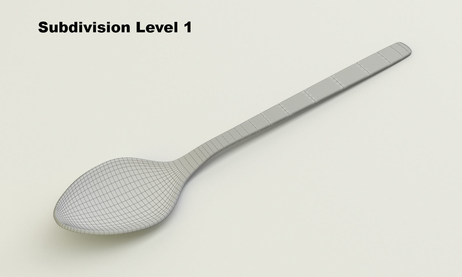 simple spoon 3D model_8