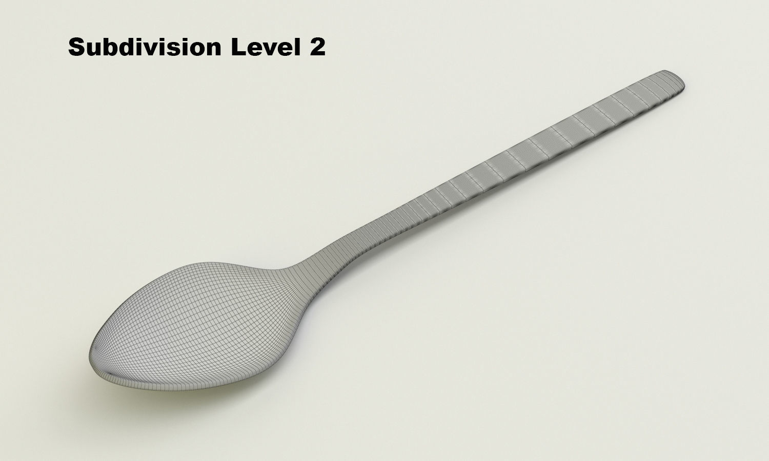 simple spoon 3D model_9