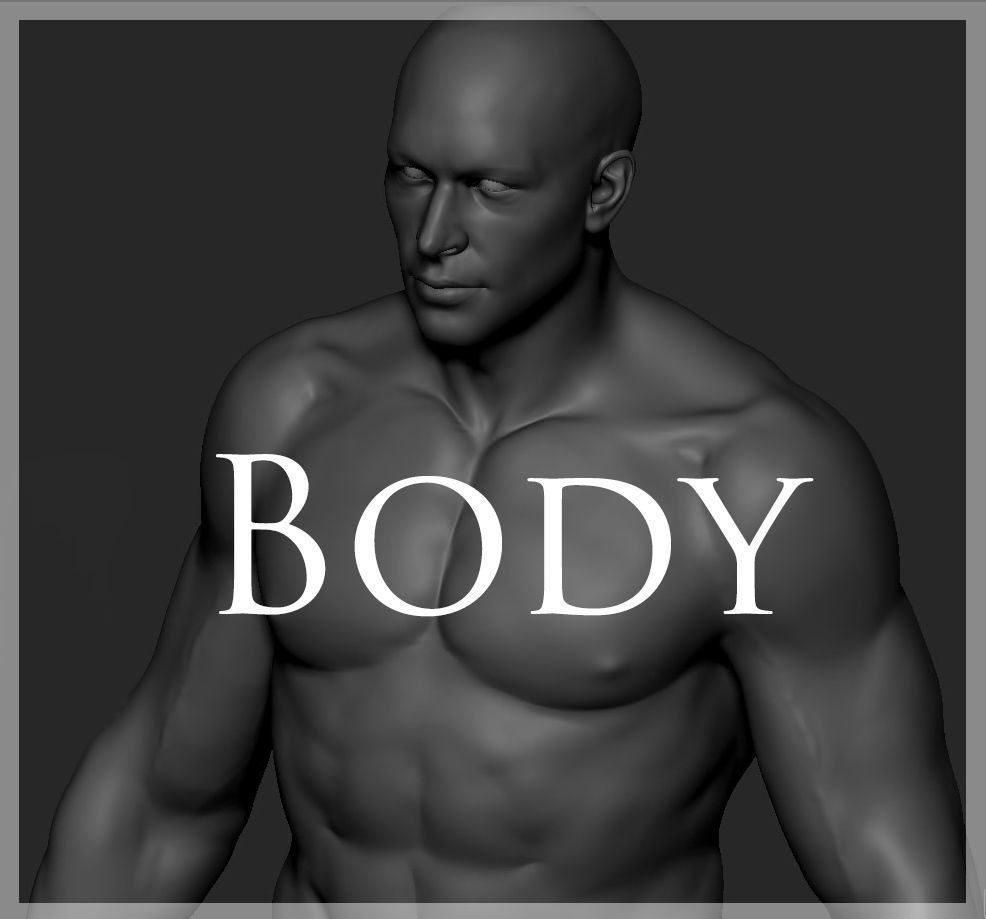 Body Zbrush 3D model_0