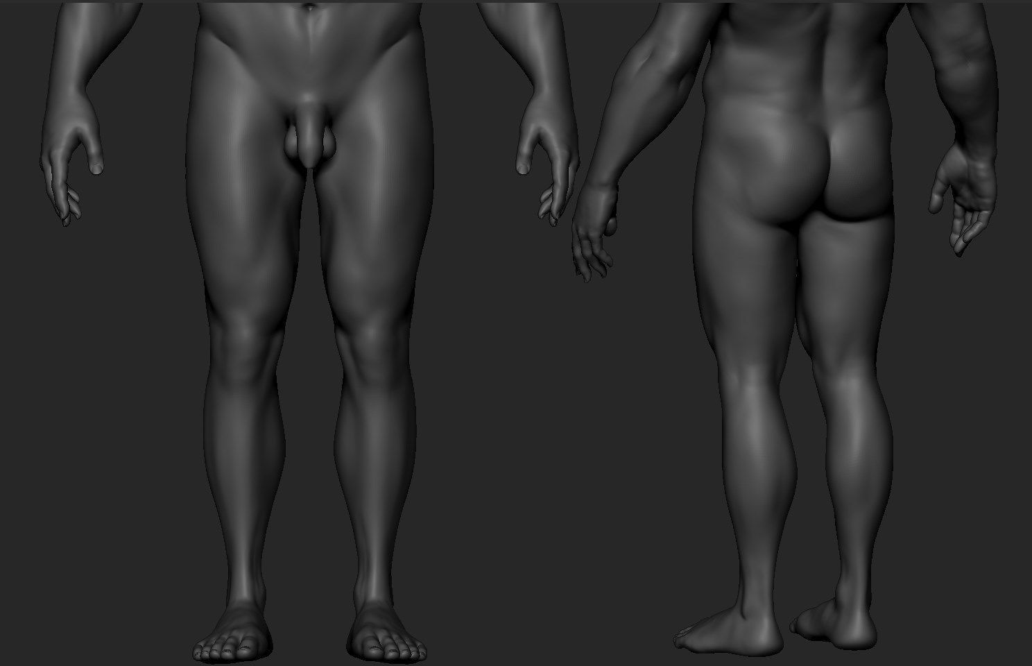 Body Zbrush 3D model_9