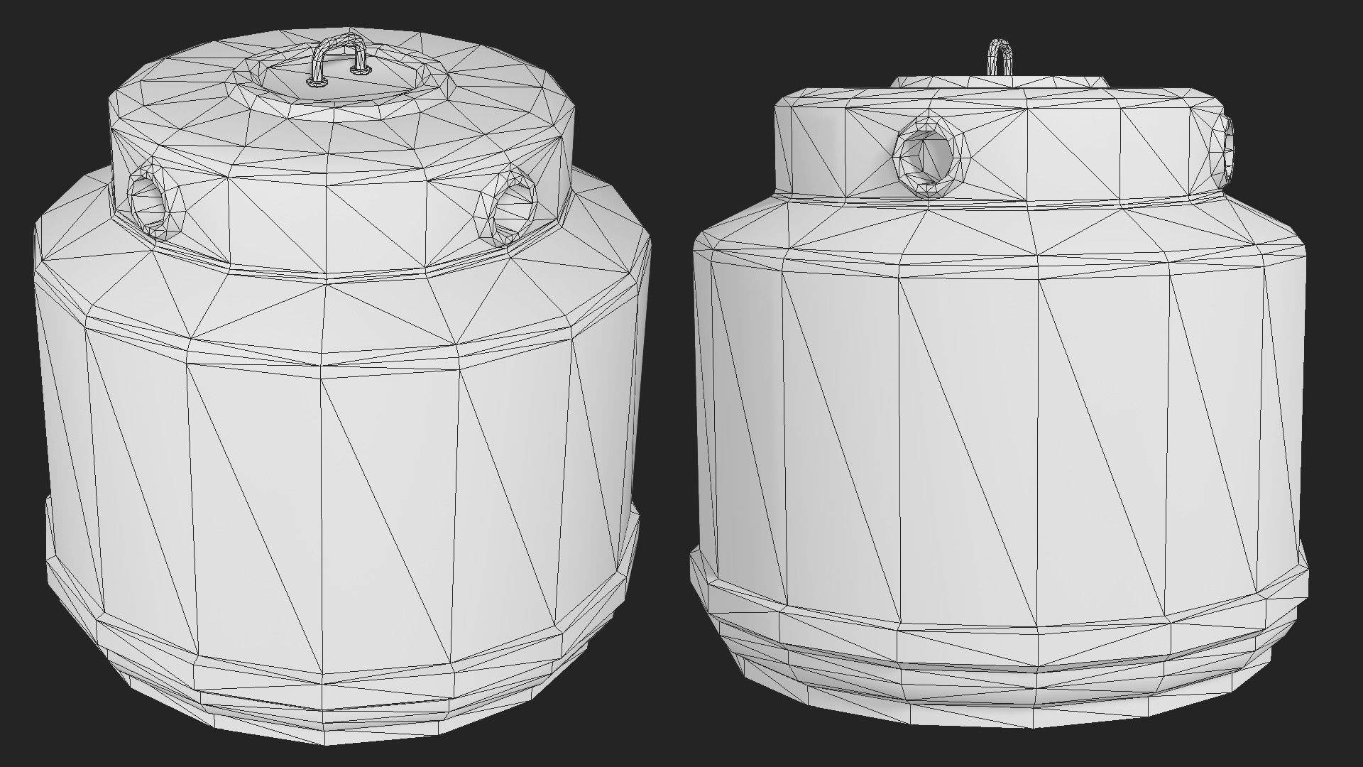 Bottle Recycling Container PBR  Low-poly 3D model_3