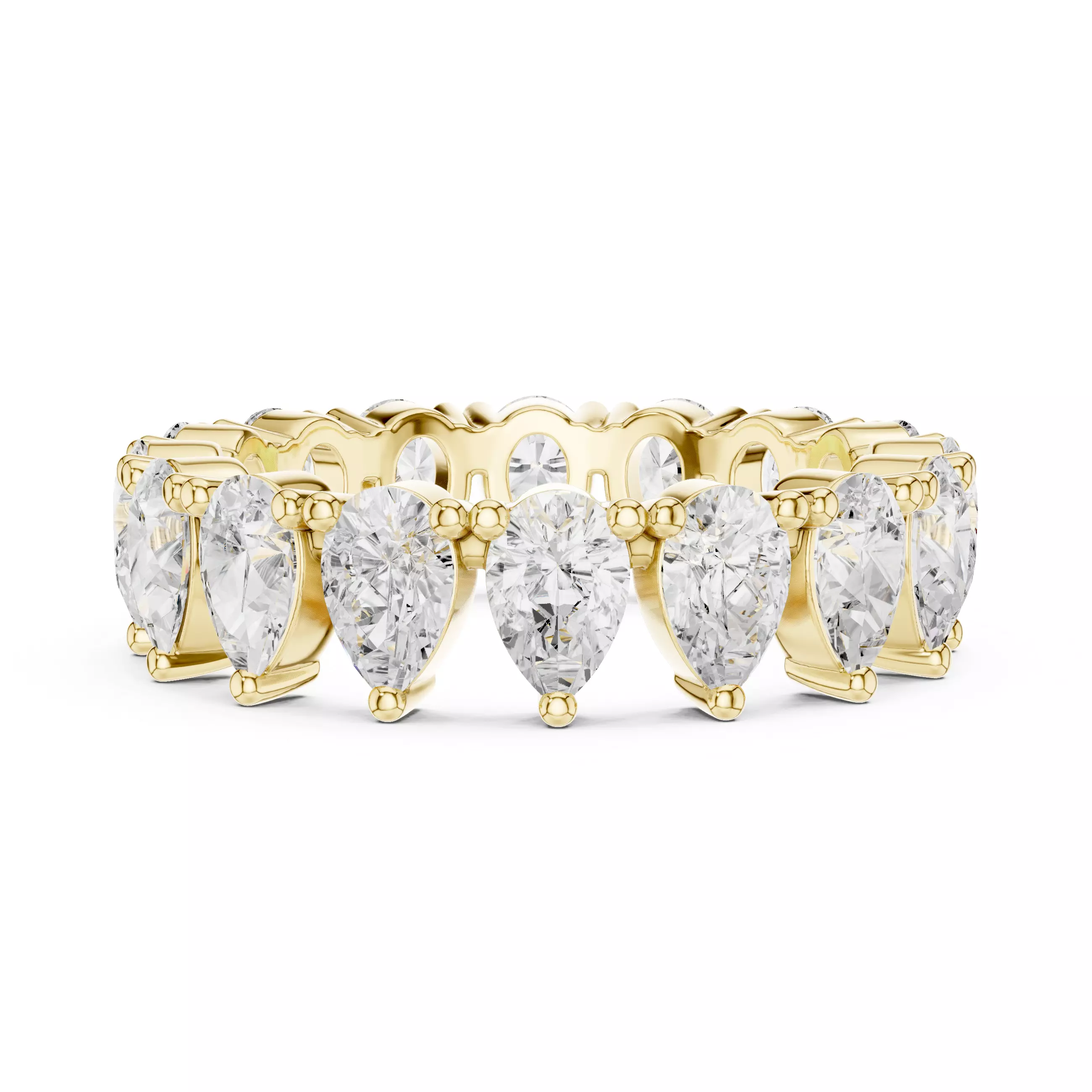 Diamond jewelry ring for woman 3D print model 3D print model