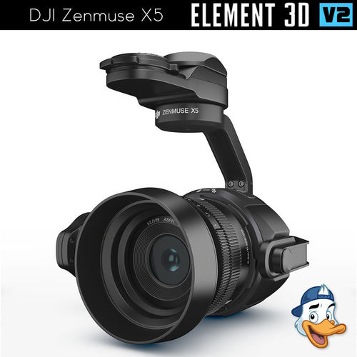 DJI Zenmuse X5 for Element 3D 3D model