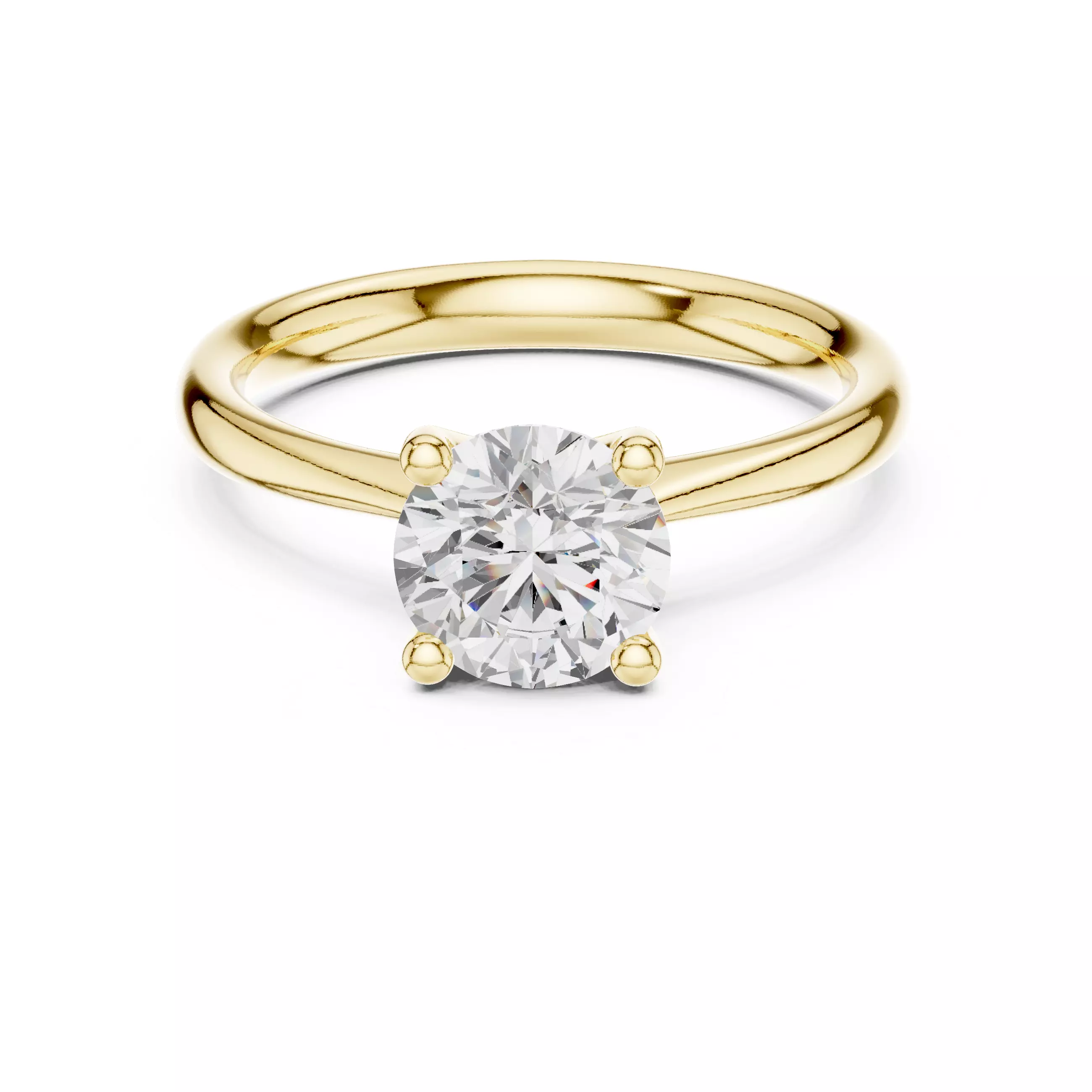Diamond jewelry ring for woman 3D print model 3D print model