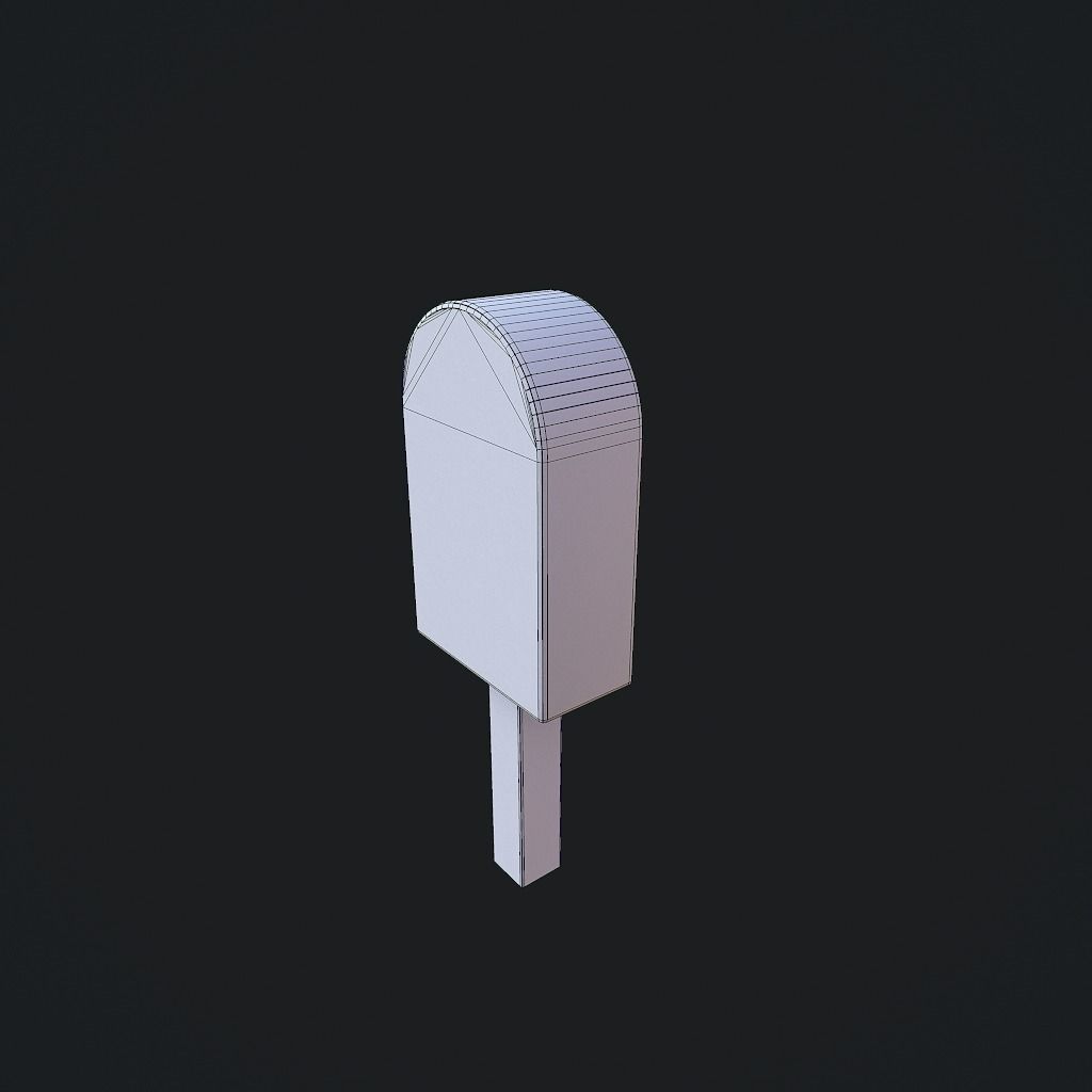 MailBox pbr mail box Low-poly 3D model_10