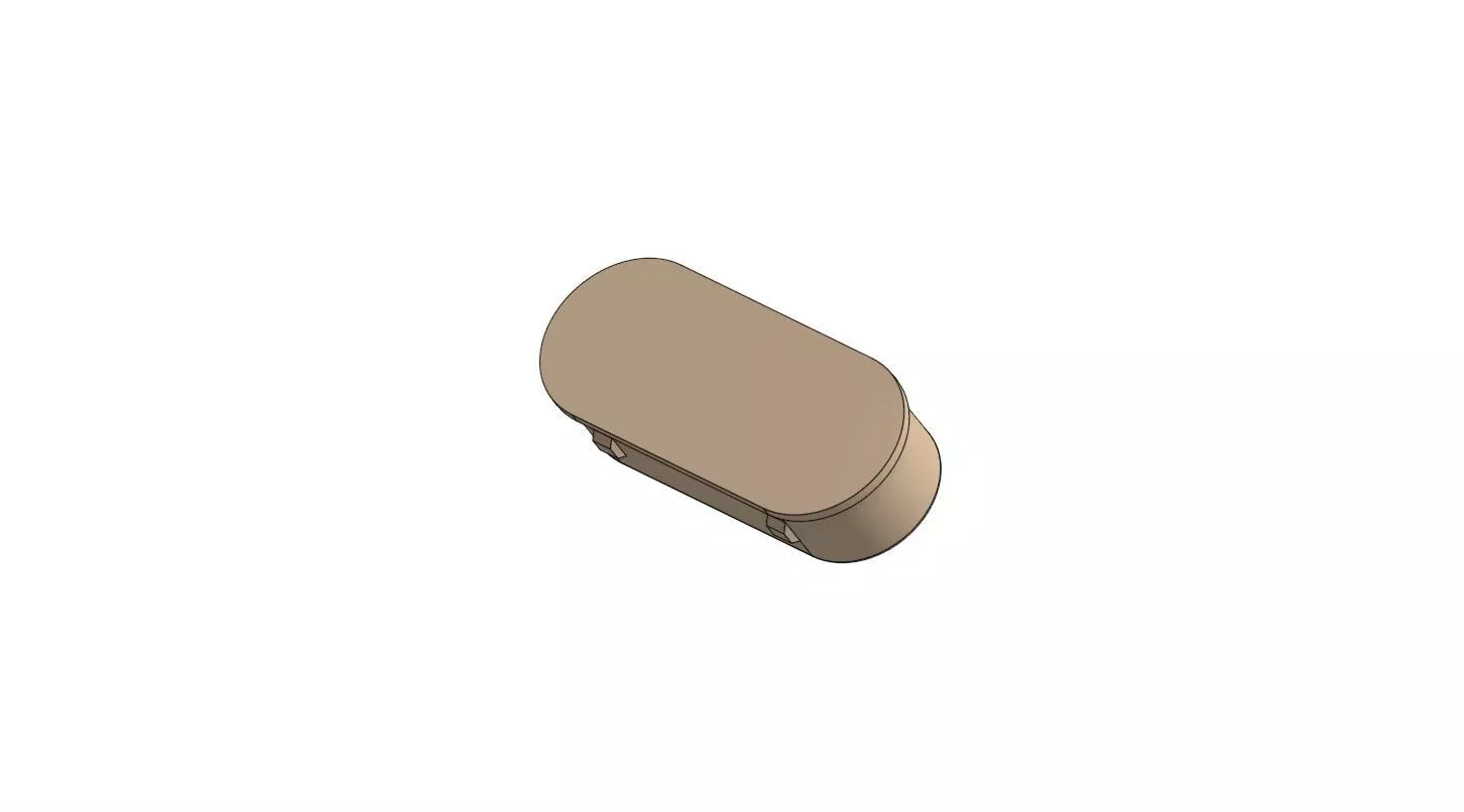 Saab Front Right Door Hole Plug 3D print model