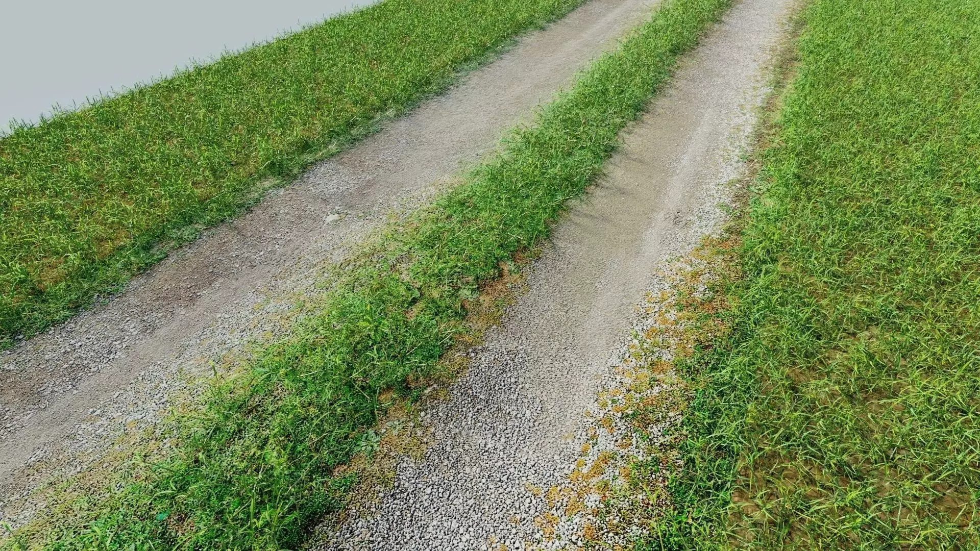 Tileable Gravel Driveway 2 Low-poly 3D model_0