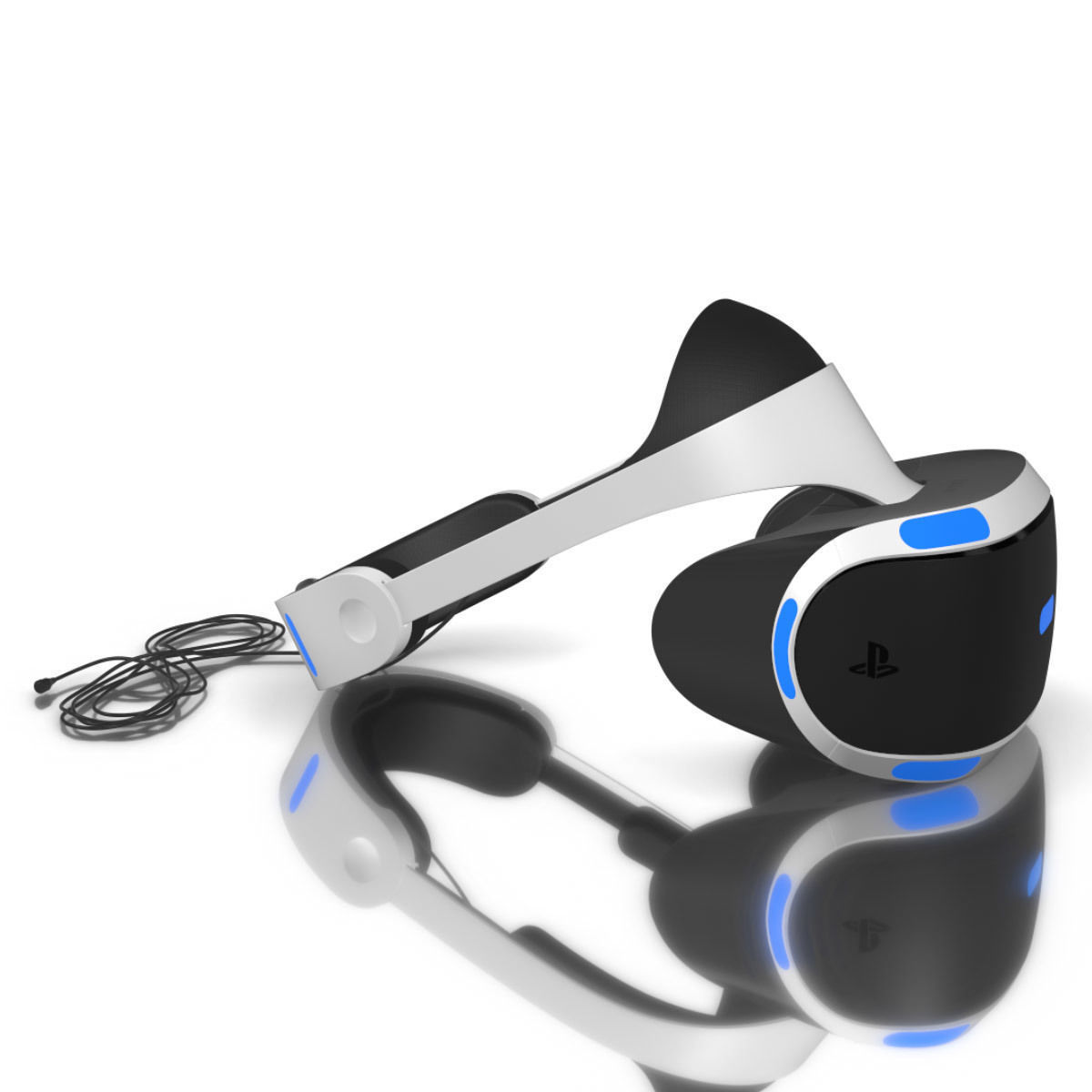 Sony PlayStation VR for Element 3D 3D model_8