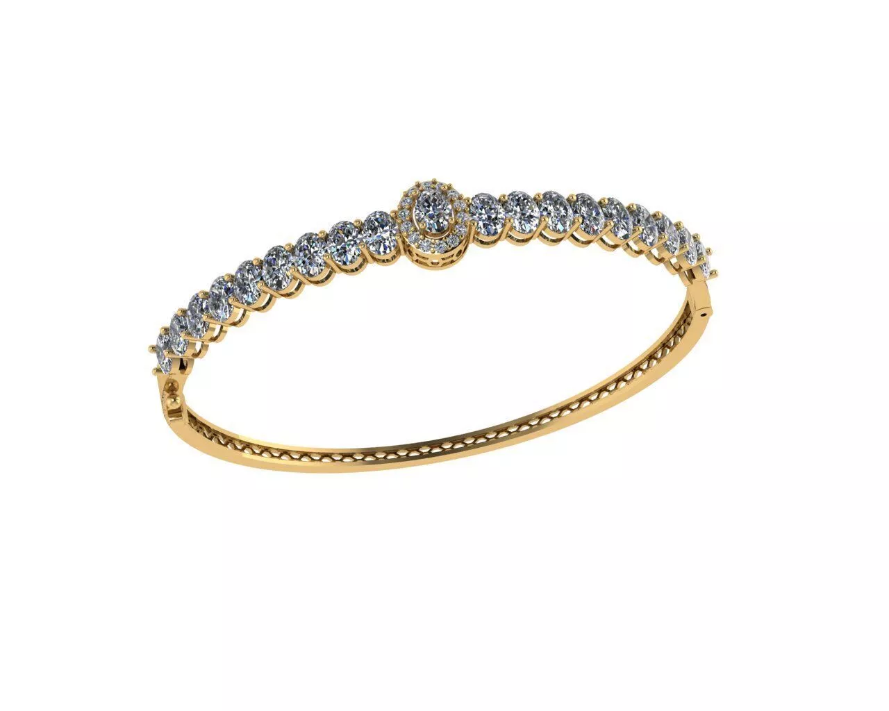 Diamond Bracelet 3D print model