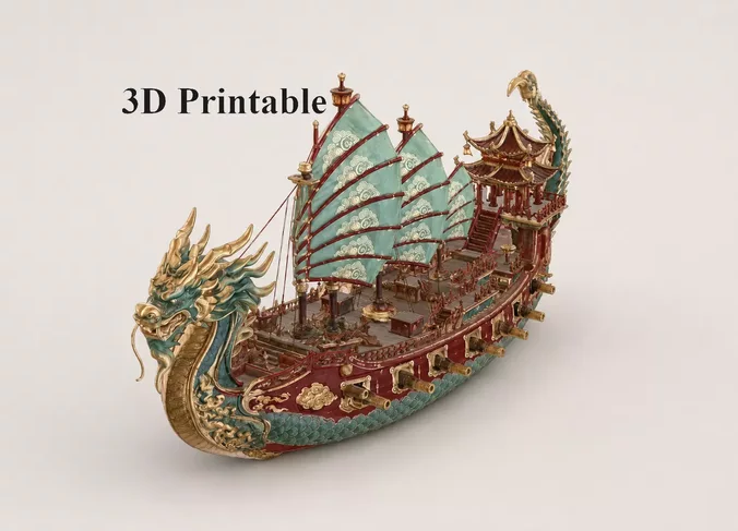 Jadewing Dragon Warship