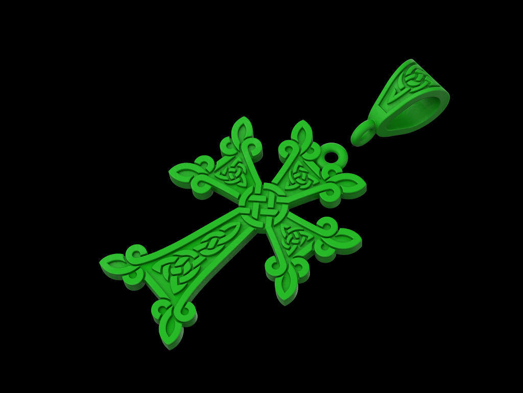 Celtic cross 3 3D print model_6