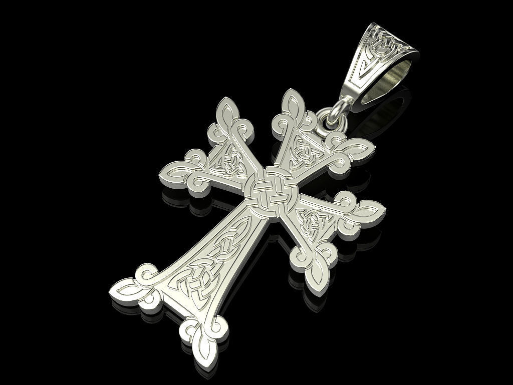 Celtic cross 3 3D print model_5