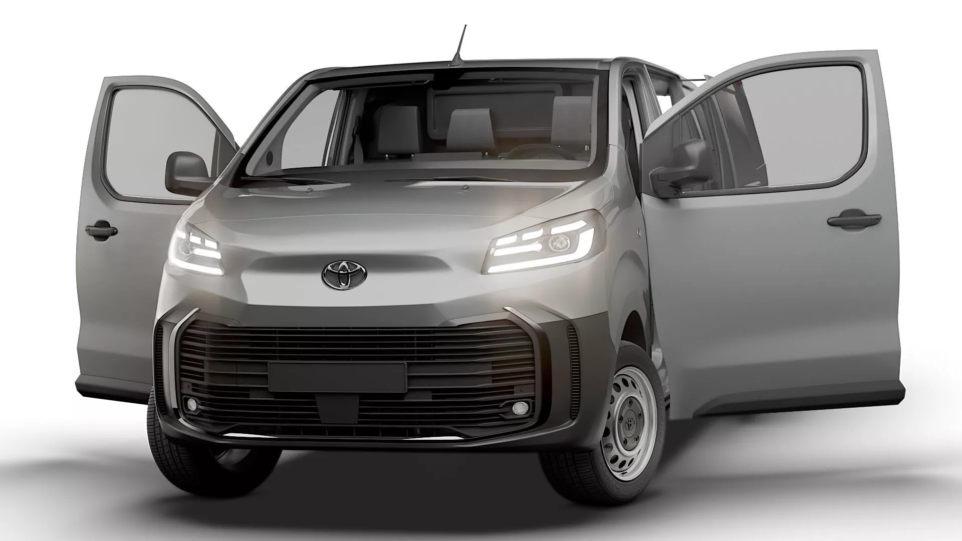 Toyota Proace Auto Van L2 HQInt 2027 3D model