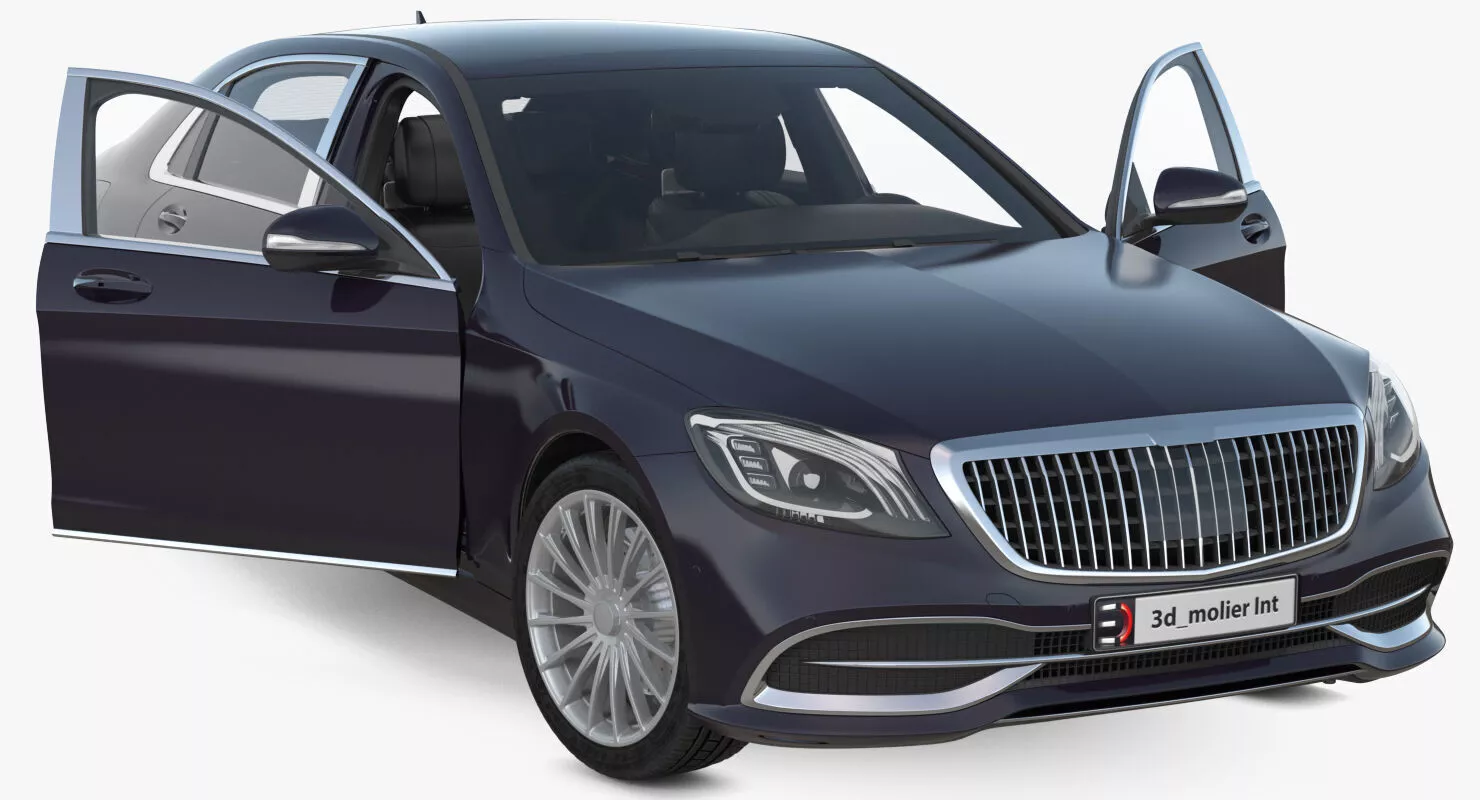 Luxury Limo Generic Rigged 3D model