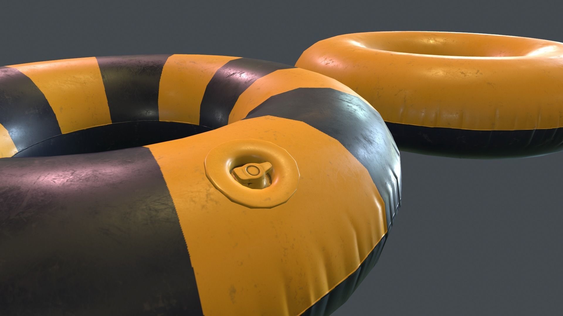Inflatable Ring PBR Game Ready Low-poly 3D model_7