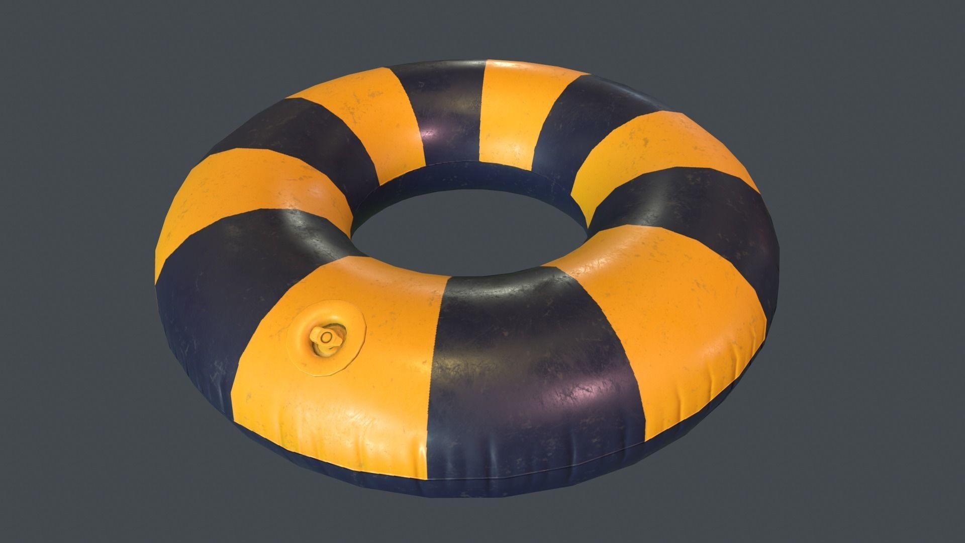 Inflatable Ring PBR Game Ready Low-poly 3D model_9
