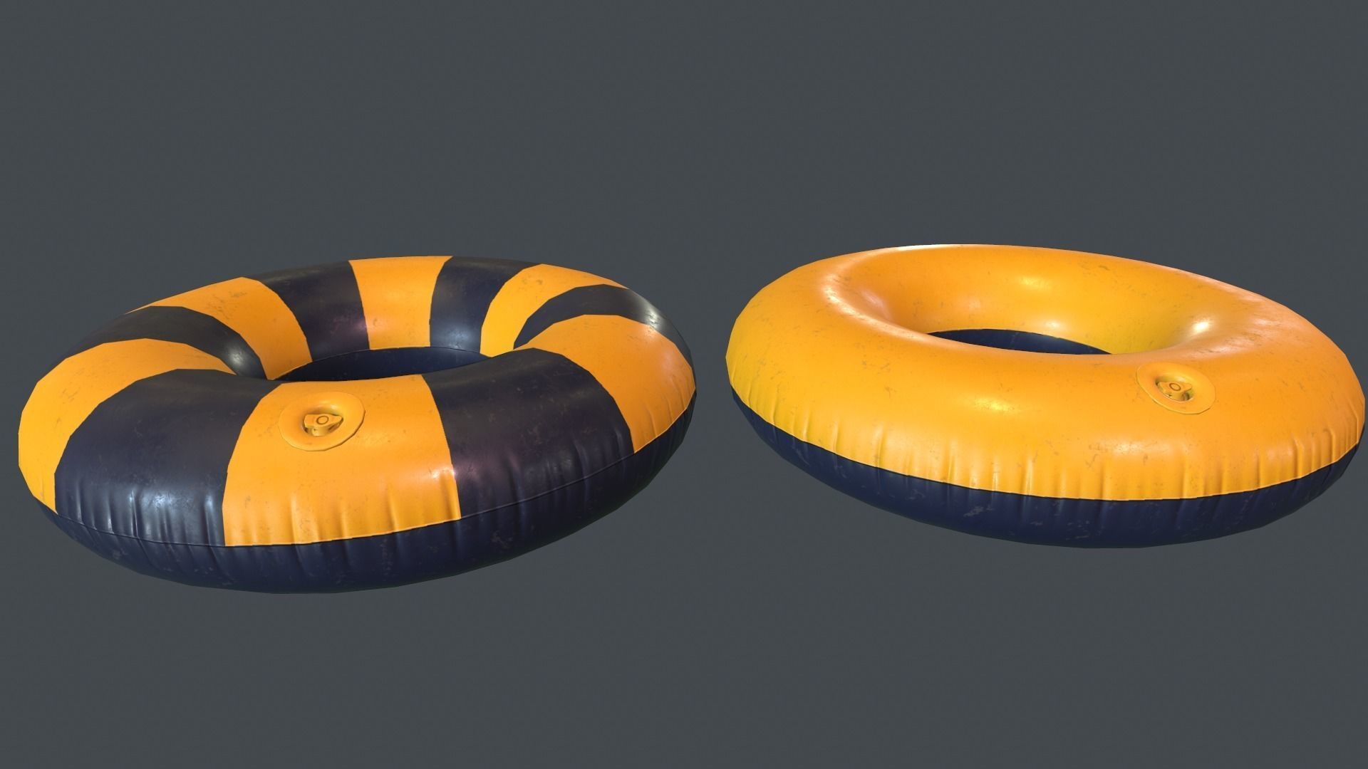 Inflatable Ring PBR Game Ready Low-poly 3D model_8