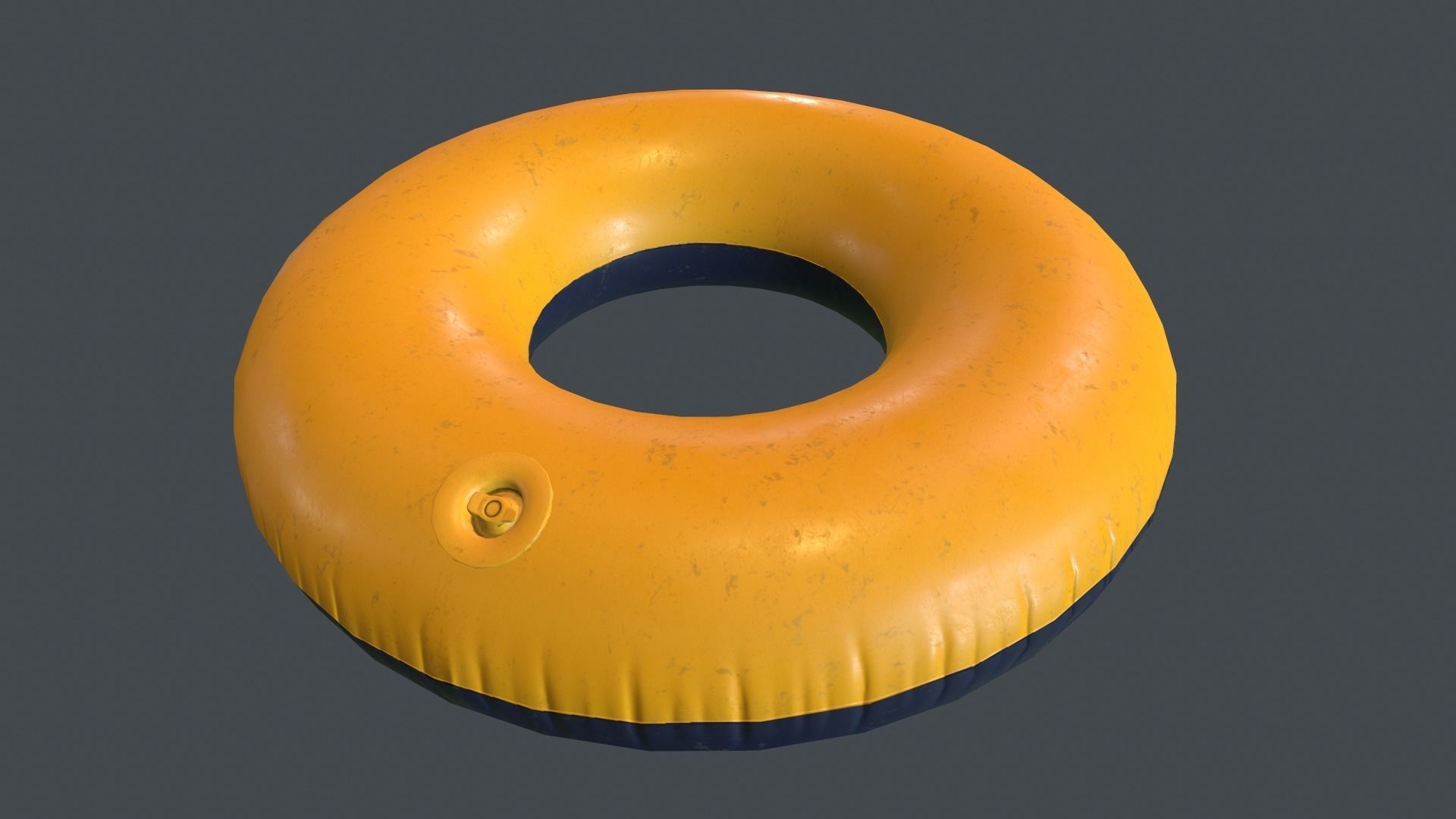 Inflatable Ring PBR Game Ready Low-poly 3D model_10
