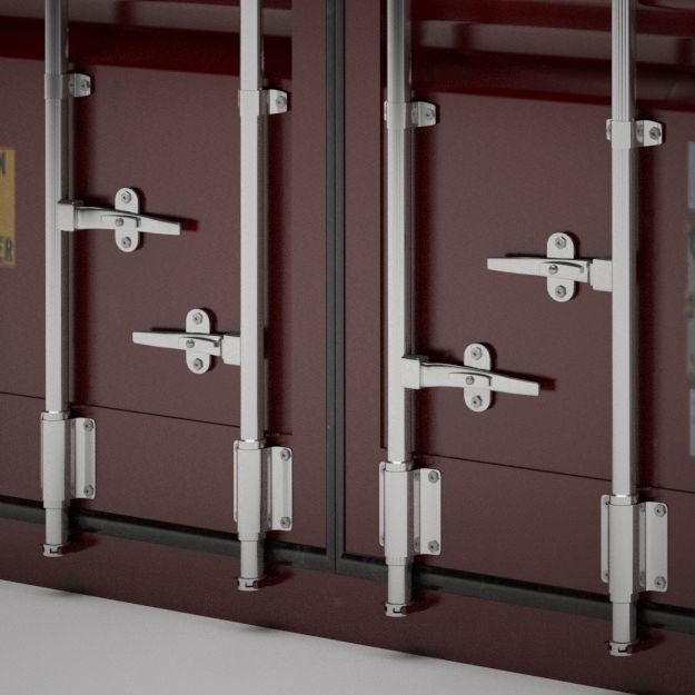 Cargo Container - KLINE - Contenedor de carga 3D model_4