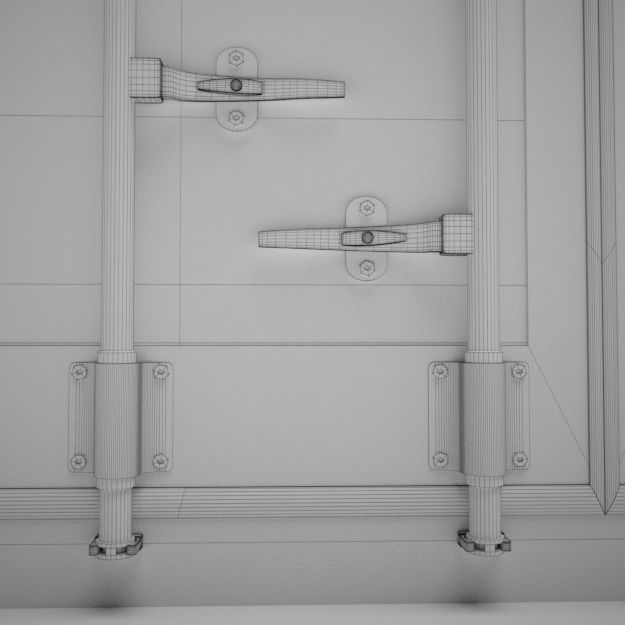 Cargo Container - KLINE - Contenedor de carga 3D model_15