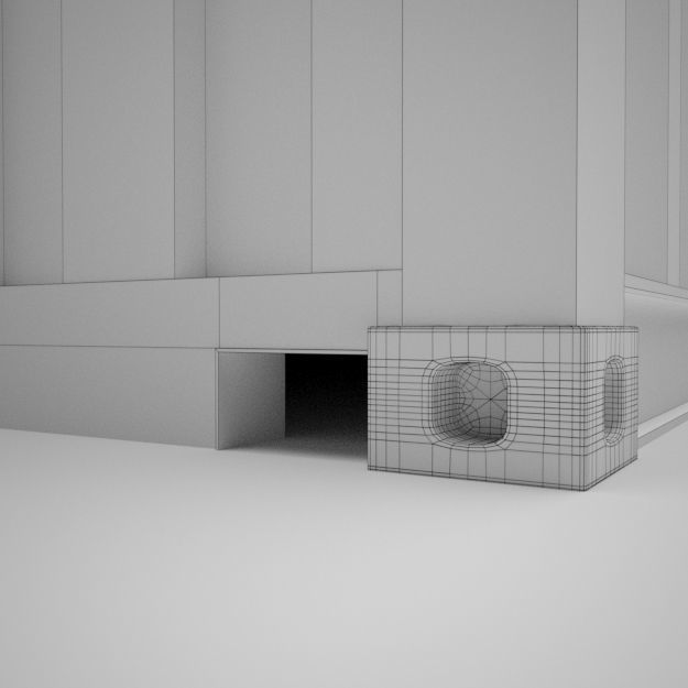 Cargo Container - KLINE - Contenedor de carga 3D model_12