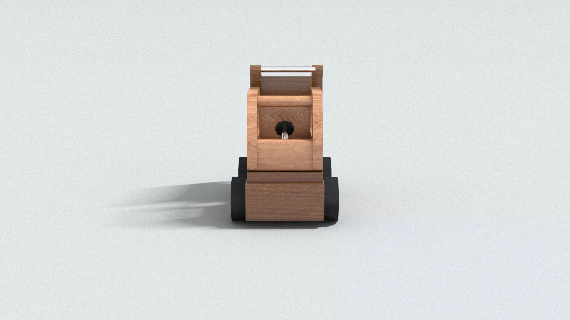 laos Wooden Truck Toy 3D model