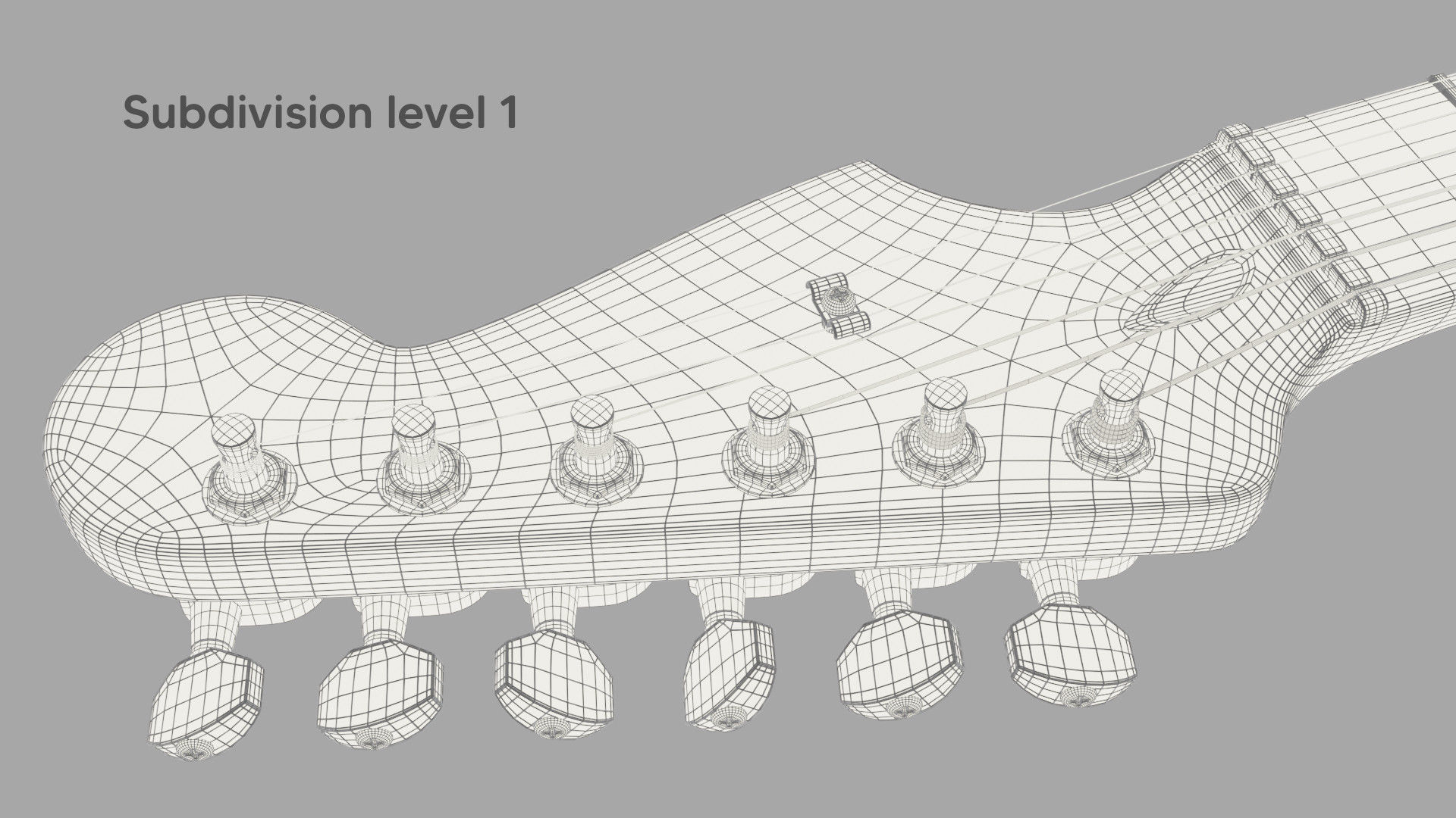 Fender Stratocaster Electric Guitar 3D model_15