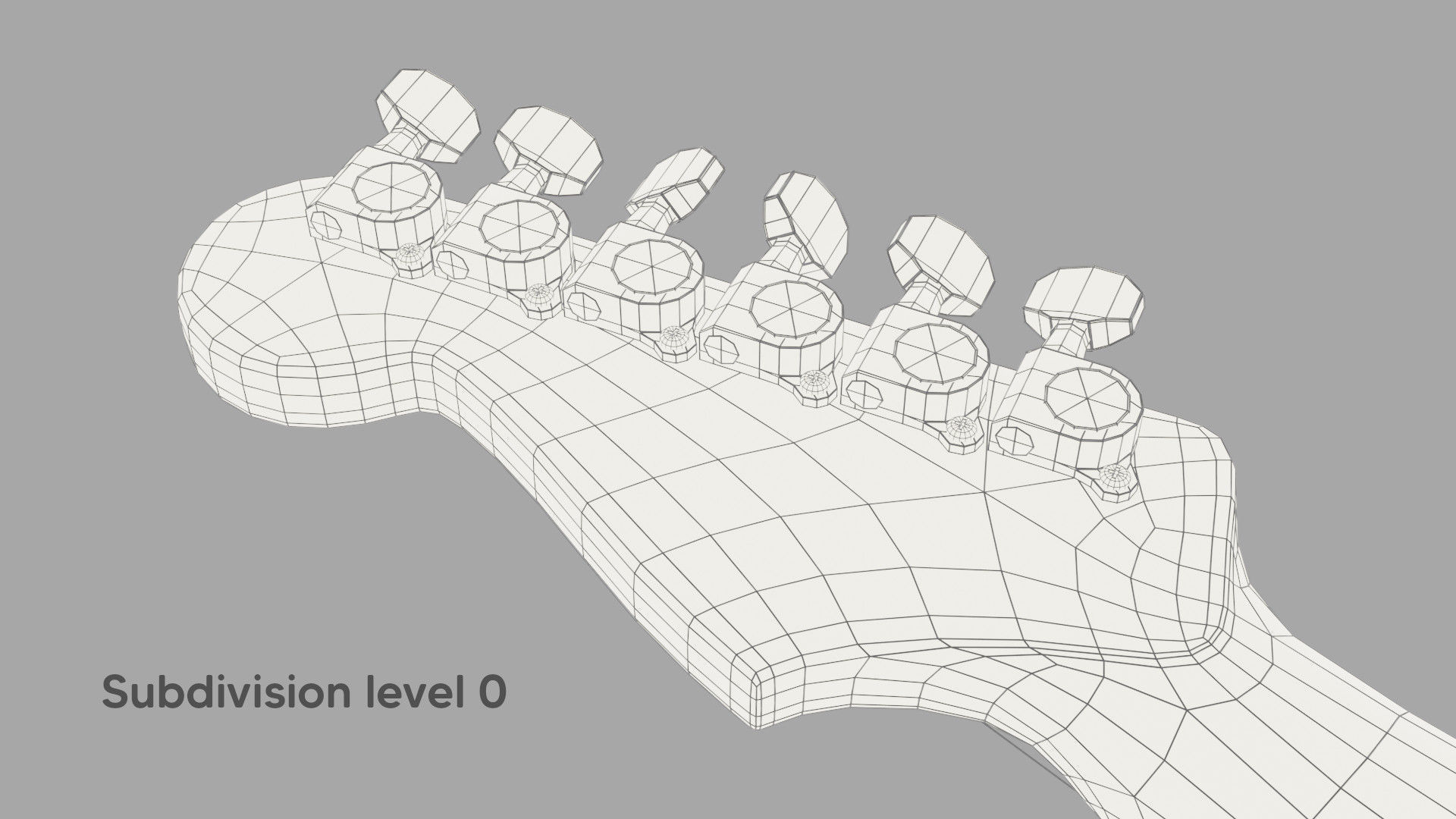 Fender Stratocaster Electric Guitar 3D model_16