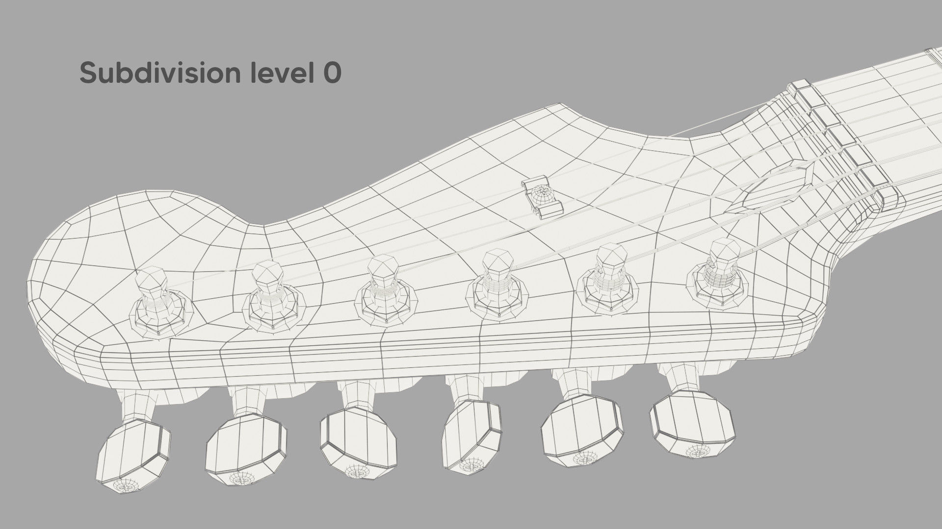 Fender Stratocaster Electric Guitar 3D model_14