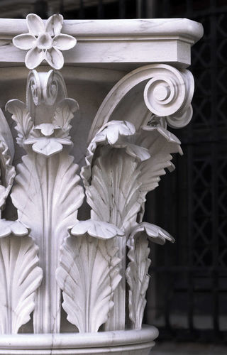 Classic column Corinthian high poly 3D model