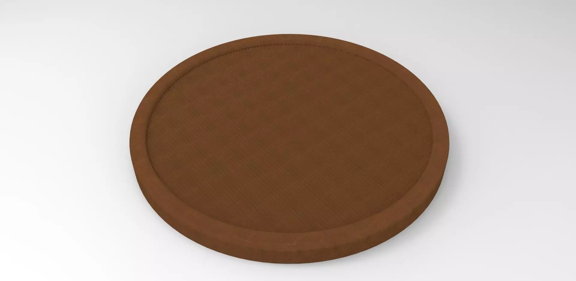 Button oval plate 3D print model