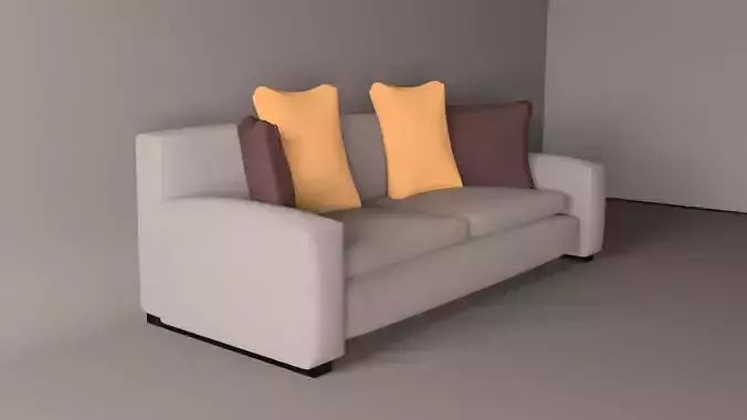 Soda 3D Model sofa