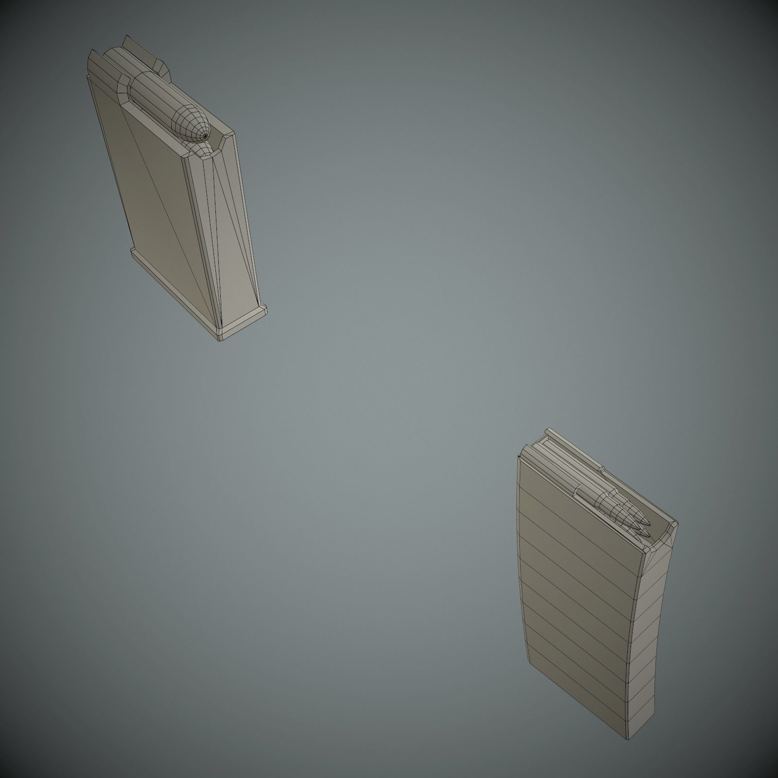 XM29 OICW Low-poly 3D model_25