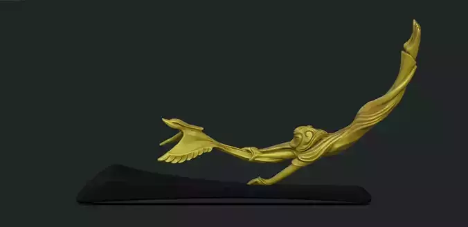 monkey figure- original