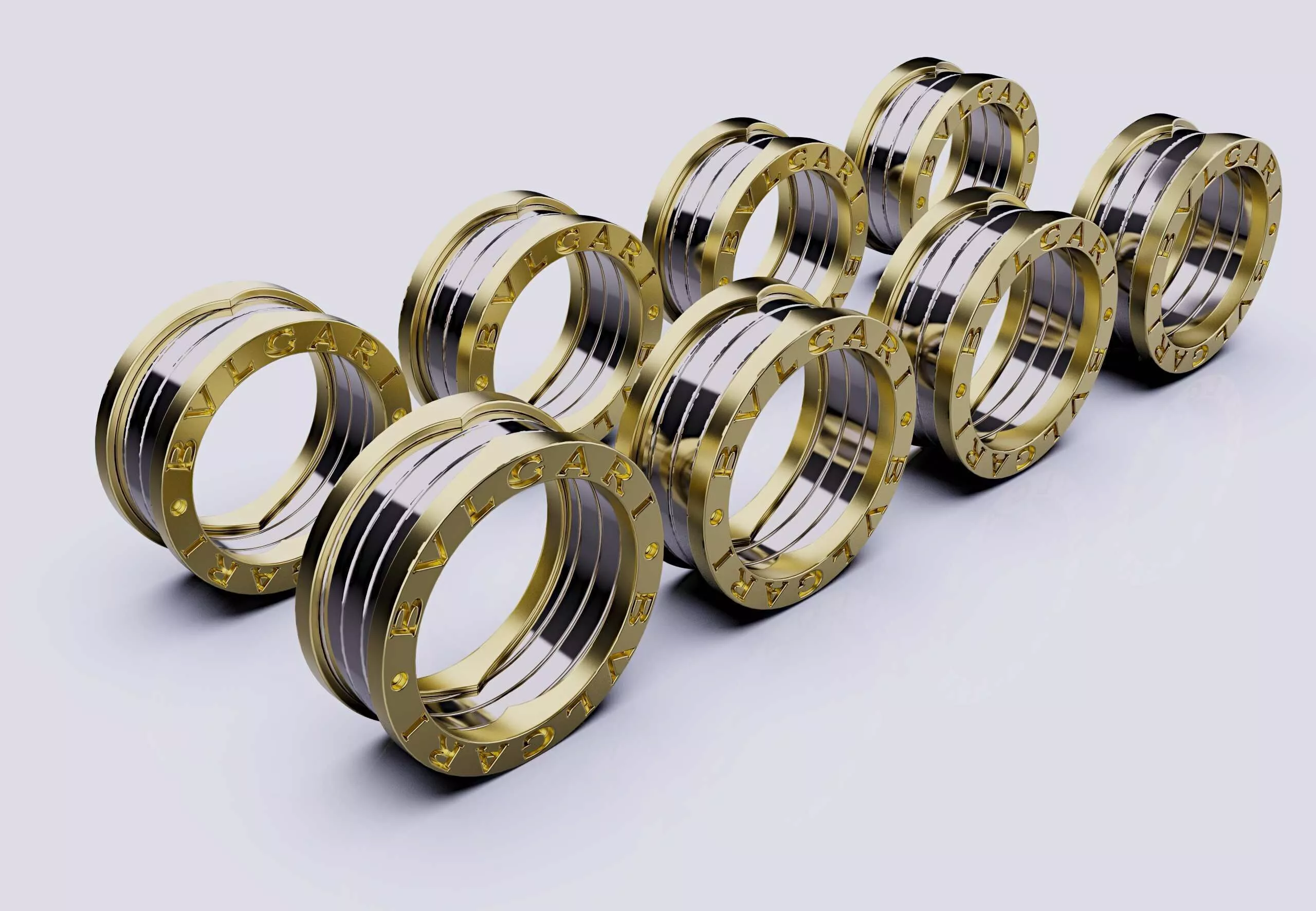 Bvlgari ring 3D print model