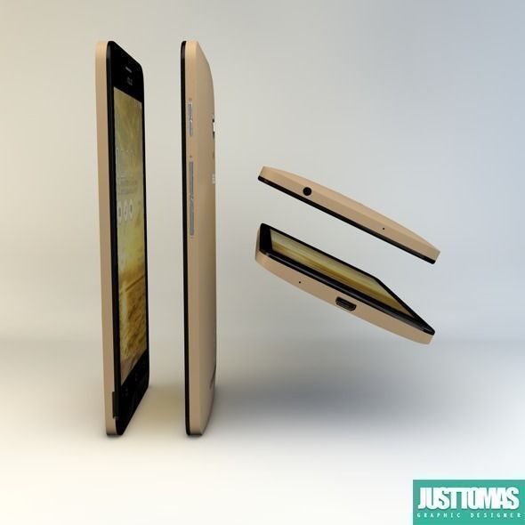 Asus Zenfone 5 Low-poly 3D model_2