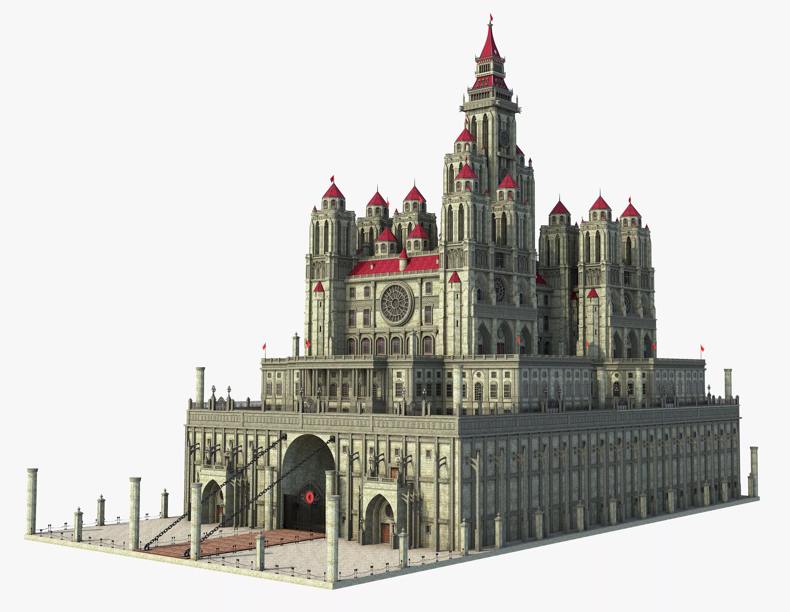 Fantasy Castle 7 3D model