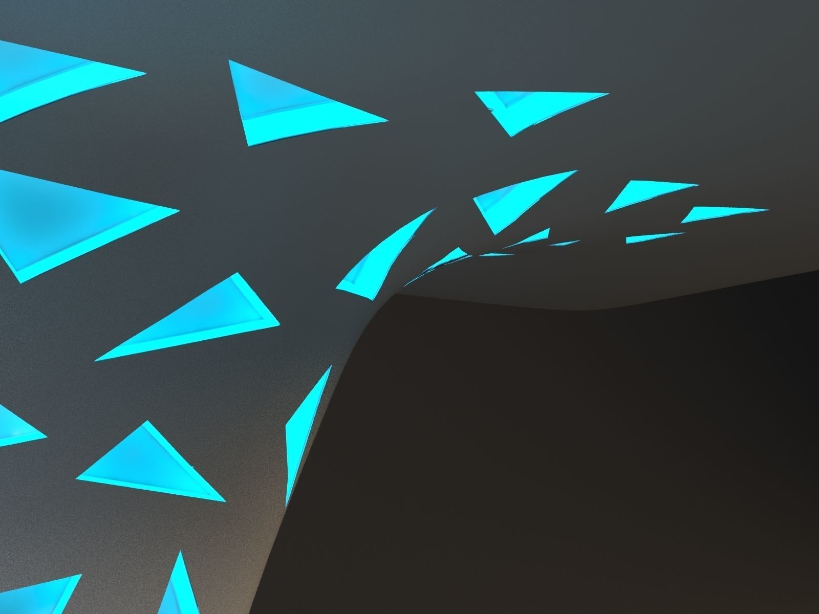 Modern Table 3D model_1