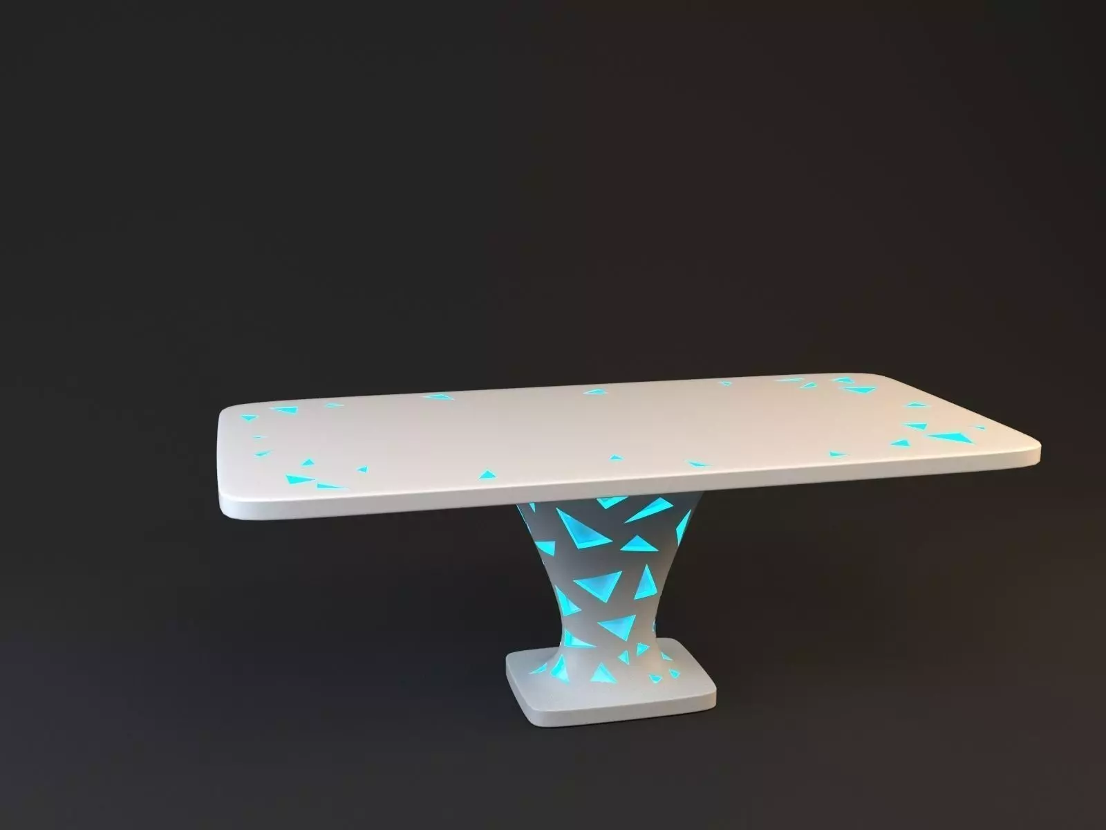 Modern Table 3D model_0