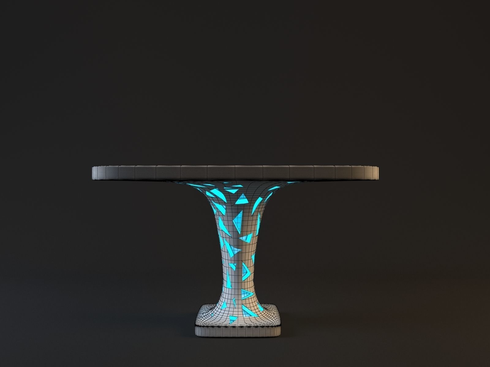 Modern Table 3D model_3