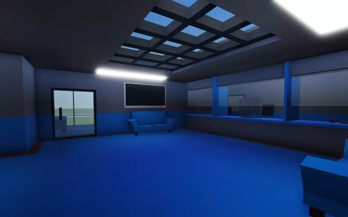 Low Poly Bank Low-poly 3D model